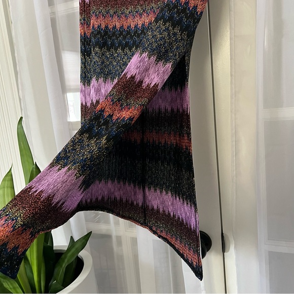 Ramy Brook Whiskey Metallic Skirt in SoHo Knit Size Large - Picture 4 of 10